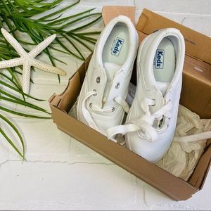 Keds School Days 2 White Sneakers Size 9.5 NIB
